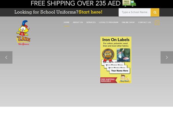 Wootique theme site design template sample