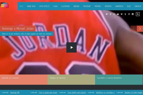zalathun.com site used Muse