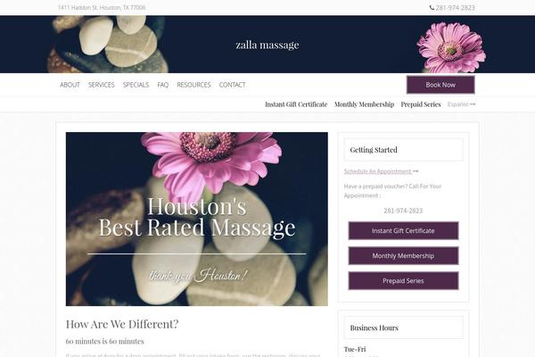Rejuvenate theme site design template sample