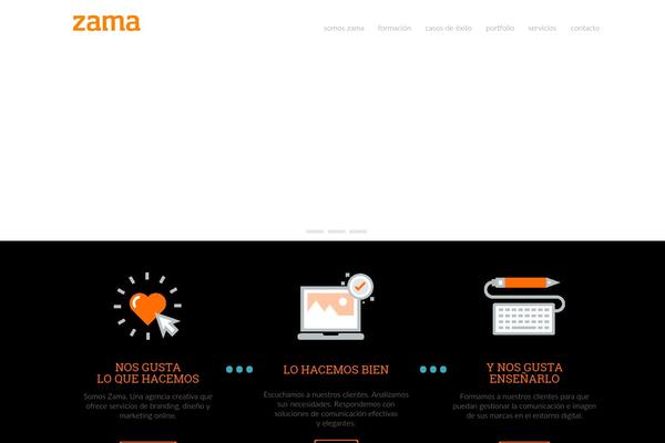 River theme site design template sample