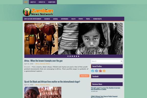 Site using Image slider with description plugin