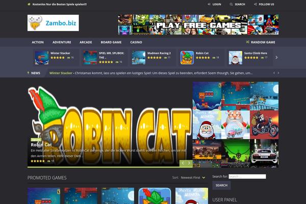 Myarcadetheme theme site design template sample