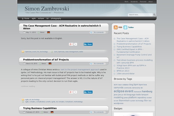 Site using bib2html plugin