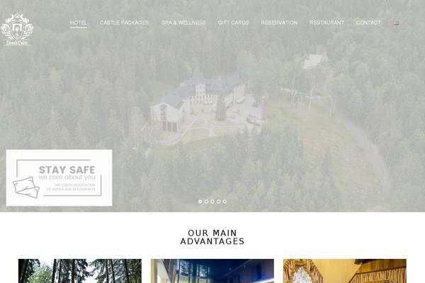 Site using Gdlr-hostel plugin