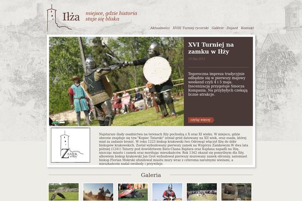 Klass theme site design template sample
