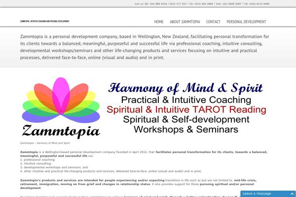 WP Opulus theme site design template sample