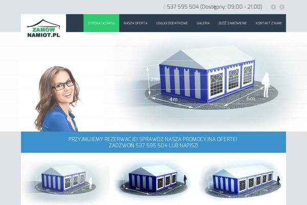 Tisson theme site design template sample