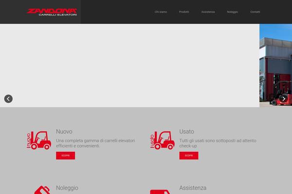Site using Parallax Scroll plugin