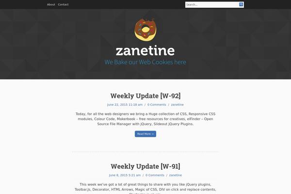 Infinity theme site design template sample