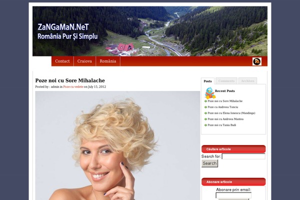 Misty Lake theme site design template sample