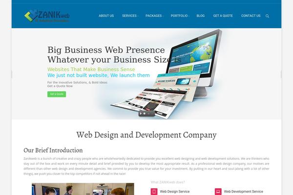 Tisson theme site design template sample
