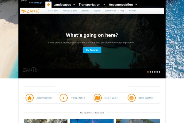 Sintia theme site design template sample