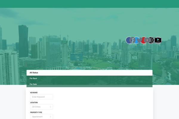 Site using Houzez-theme-functionality plugin
