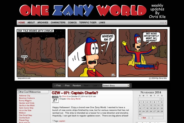 Site using Comic Easel plugin