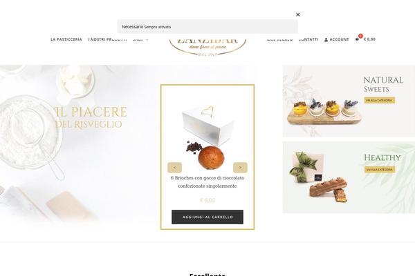 Baker-child theme site design template sample