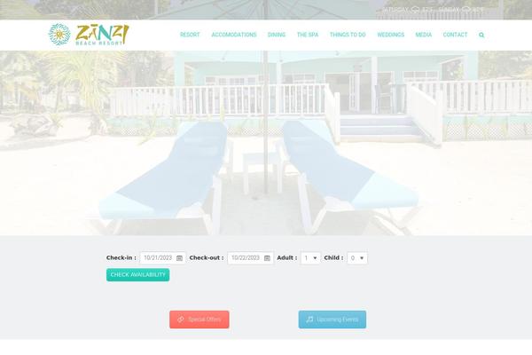 Leisure theme site design template sample