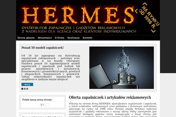 zapalniczka.com.pl site used WP-Prosper