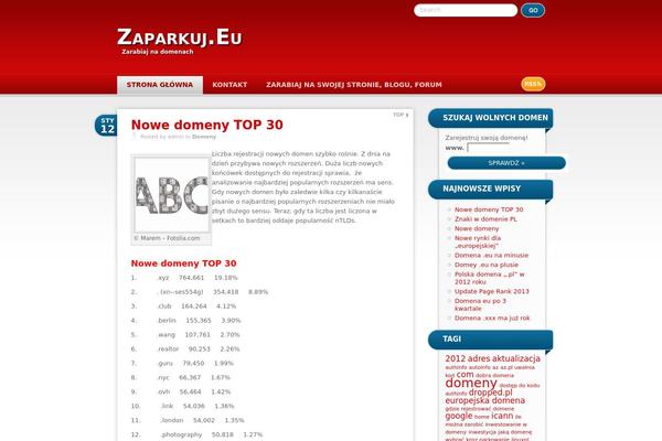 RedBel theme site design template sample