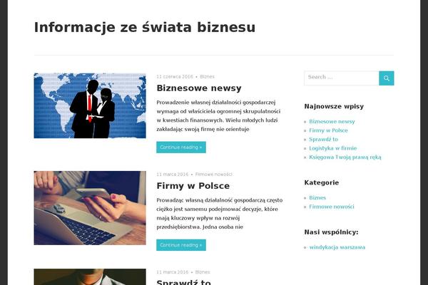 Maxwell theme site design template sample
