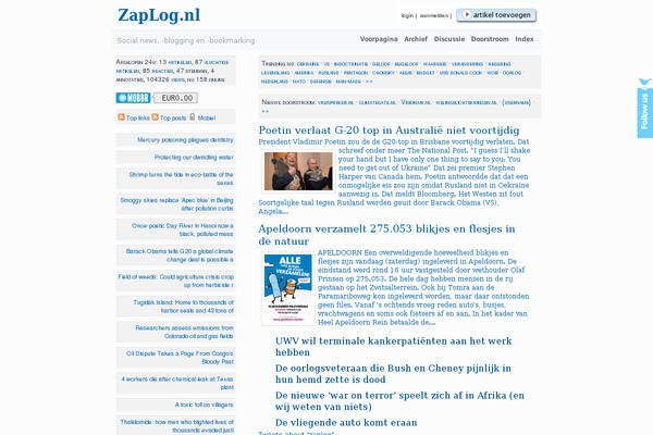 Site using Lets-social-count plugin
