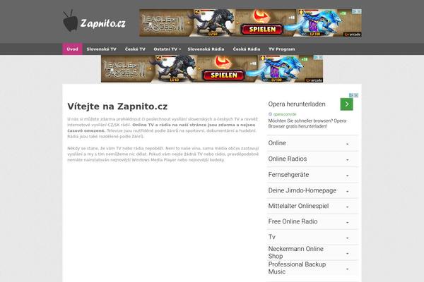 Portal theme site design template sample