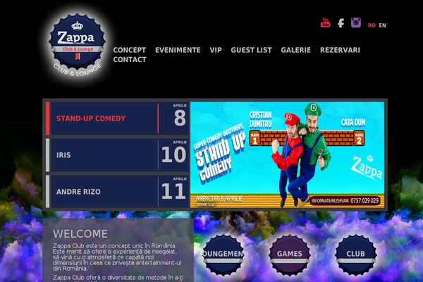 Vision theme site design template sample