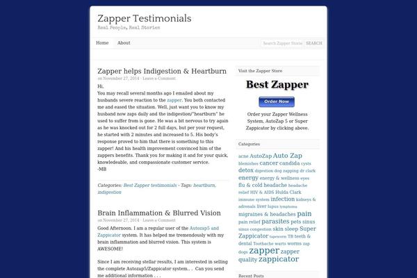 Catalyst theme site design template sample