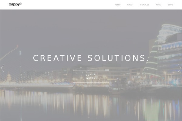 Visia theme site design template sample