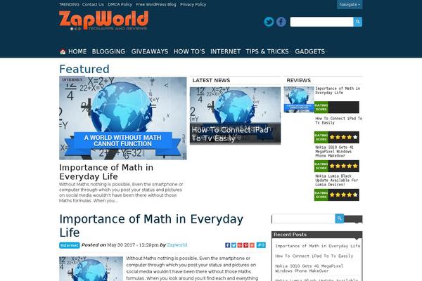 Topgadget Single theme websites examples