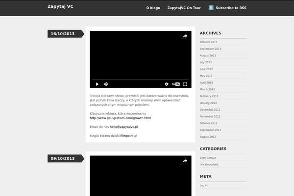 Skeptical theme site design template sample