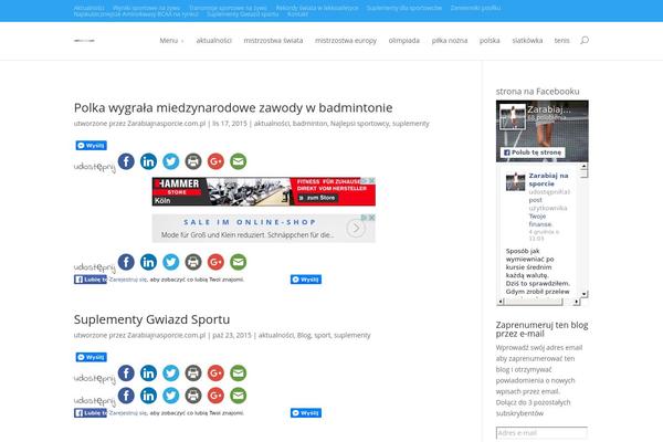Site using Elegantbuilder plugin