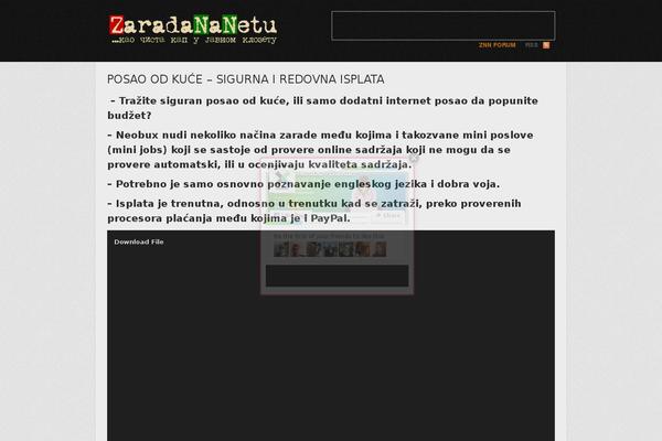 Site using Simple PopUp plugin