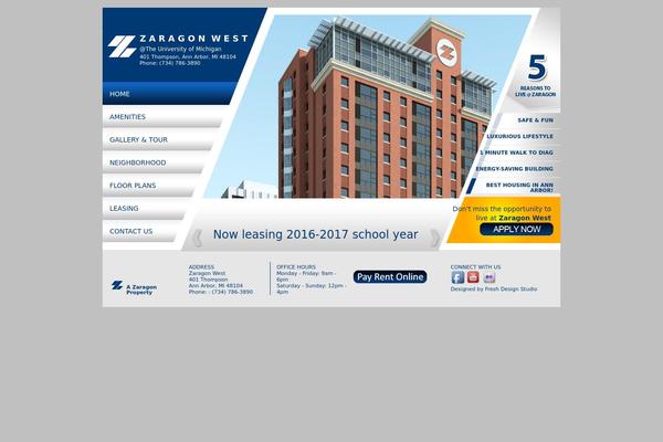 zaragonwest.com site used Zaragon