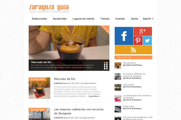 Site using Pinterest Pinboard Widget plugin