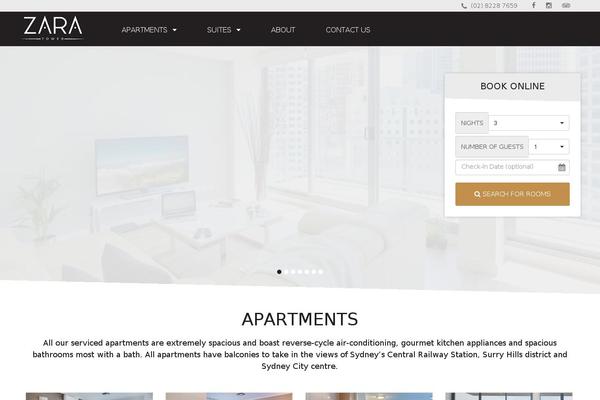 zaratower.com.au site used Zara