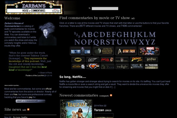 Site using IMDb link transformer plugin