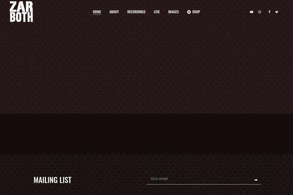 Site using Qode-music plugin