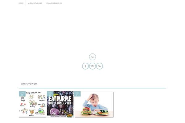 Coeur theme site design template sample