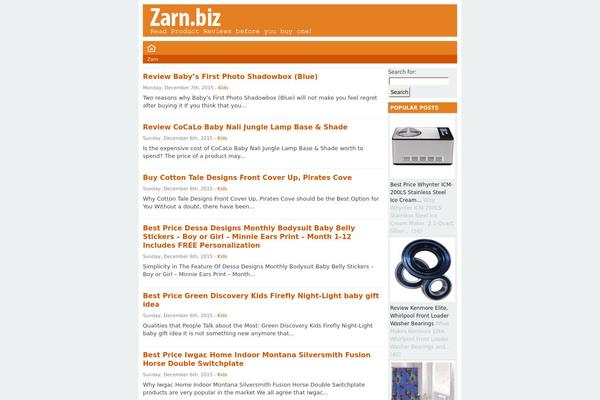 Flat728 theme site design template sample