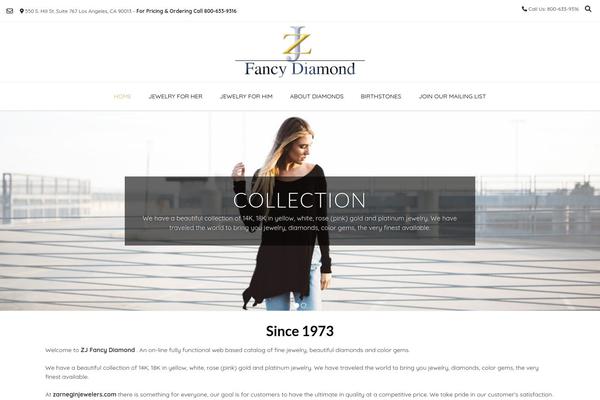 Vogue theme site design template sample