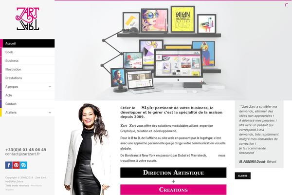 Samba theme site design template sample