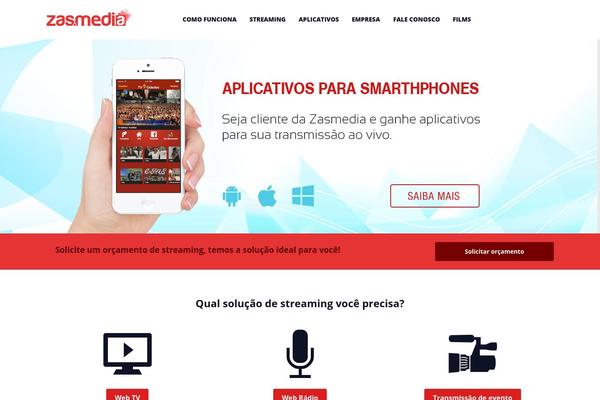 zasmedia.com.br site used Zasmedia