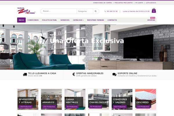 Porto theme site design template sample