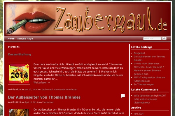 Weaver II pro theme site design template sample