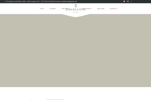 Vino theme site design template sample