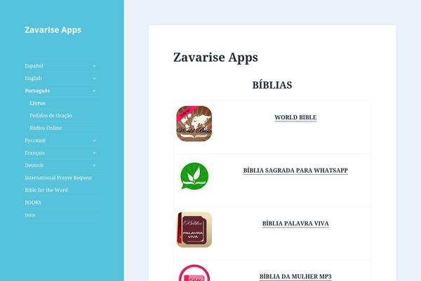 Twenty Fifteen theme site design template sample