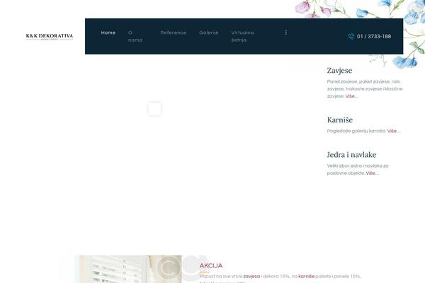 Gardis theme site design template sample
