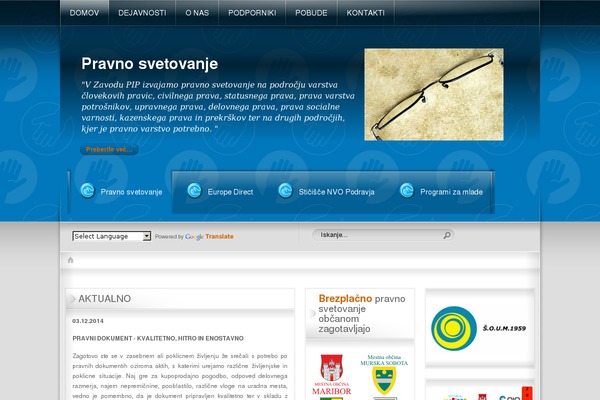 Site using EU Cookie Law plugin