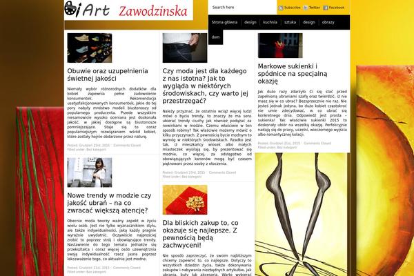 Paragrams theme site design template sample