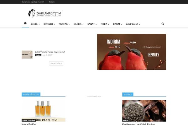 Newspaper theme site design template sample